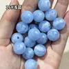 Contas redondas de acrílico em duas cores com gradiente, 14mm, com furos retos, para artesanato DIY, montagem de colares, chaveiros de celular, pulseiras e acessórios de joias