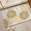 Alfombrilla de Piso Doméstica Estilo Nórdico de Tierra de Diatomeas, Absorbente de Agua, Antideslizante, a Prueba de Humedad, Resistente al Desgaste, Resistente a la Suciedad, Alfombrilla Específica para Baño y Inodoro