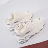 Tênis Esportivo Branco Pillow Crane Feminino 2026 Novo Estilo Mais Vendido Verão Versátil Sola Grossa Tênis Casuais Malha Respirável Moda Tênis Pai