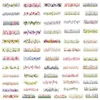 60 piezas de pegatinas florales transparentes, frescas y artísticas, perfectas para decorar diarios, libretas e incluso tazas térmicas y iPads