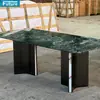 Pared de Fondo de Piedra Verde Prada, Mesa Isla, Encimera de Mesa de Comedor, Mesa de Café, Superficie de Mármol Natural, Gabinete de Lavabo, Personalización Completa de la Casa