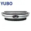 Yubo - Adecuado para parrilla de seis barras Ford F150 2018-20 (Malla Gris Plateado + Tiras Galvanizadas) Jl3Z-8200-Hb