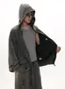 Sudadera con capucha desgastada para hombre Otoño/Invierno 2026, Lavada, Peso Pesado, Corte Holgado, Versátil, Estilo Vintage Pareja, Marca Americana de Tendencia, Top