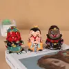 Figura Criativa de Simulação dos Três Reinos Figura de Mesa Estudo Estante Guan Gong Zhuge Liang Enfeites Artesanato Decoração de Casa