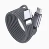 Cable de Datos de Carga Rápida Trenzado en Forma de L PD60W Es Adecuado para Cable de Datos Apple 15 Cable de Carga para Teléfono Móvil Tipo-C