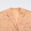 Chaqueta casual de moda europea y americana para mujer, con bolsillo, de un solo botón, estampada, holgada, de manga larga, para 2026, transfronteriza B483153