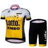 Lotto Ropa de ciclismo de equipo Lotto deportes al aire libre verano nuevo traje de ropa de ciclismo de manga corta ropa de secado rápido