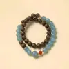 Pulsera Tejida a Mano con Perlas Aromáticas Naturales, Adorno Cultural con Perlas Aromáticas, Accesorio de Regalo, Artículo Popular Más Vendido