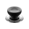 Madera Sólida Mango de Tapa de Olla Tapa Superior Botón de Tapa de Olla Tapa de Olla Acero Inoxidable Plástico Cuentas Superiores Anti-Escaldado Universal Venta Directa de Fábrica