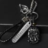 Atacado Obsidian Zodiac Chaveiro Pingente Masculino e Feminino Produtos Automotivos Anti-perdido Chaveiro Jóias Criativas