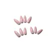Manicura de Color Sólido con Punta Aliexpress Comercio Exterior Manicura Rosa Transparente Uñas Portátiles DIY Uñas de Gota de Agua Fabricante Mayorista