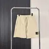 Pantalones Cortos de Piedra Transfronterizos 450g Peso Pesado Alta Calidad Casual Sueltos Insignia de Brújula Pantalones de Cinco Puntas Pantalones Cortos para Hombre