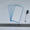Material de Tarjeta Etiqueta Señalización Magnética Borrable para Estantería de Almacén Clasificación de Almacenamiento de Almacén Imán Fuerte Pegatina Magnética