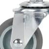 Rueda universal para muebles de 2 pulgadas de TPR, rueda universal universal transfronteriza, rueda giratoria con tornillo, rueda giratoria universal al por mayor
