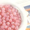 Contas Soltas de Vidro Gradiente Creme 10mm com Furos para Passar Fio, Estilo Chinês Feito à Mão Acessórios para Pulseira Colar Joias DIY