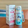 Taza Térmica de Acero Inoxidable para Doble Bebida con Dibujos, Vacío, Taza Infantil con Popote, Stitch Taza para Doble Bebida, Mickey Taza de Agua para Estudiante