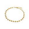 Dazan Corrente Exquisita Atacado Moda Europeia e Americana Aço Titânio Ouro 18K Pulseira Doce Colar Corrente de Cintura Tornozeleira Conjunto