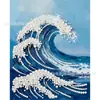 Kit de Material DIY para Pintura com Pérolas, Pintura Decorativa para Hall de Entrada, Estudo e Sala de Estar, Criativo Feito à Mão com Toque de Luxo