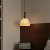 Nova luminária pendente pequena estilo chinês vintage em forma de botão, lustre artístico retrô para quarto e cabeceira, luminária de proteção ocular para balcão de bar de entrada, arte em ferro