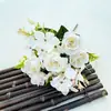 Otoño Europeo Otoño Rosa Flores Artificiales Flores Artificiales Hechas a Mano Ramos Artificiales Pequeños Ramilletes de Flores Decoración de Bodas Flores Accesorios para Fotografía