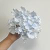 Diámetro del Punto 18cm 27 Piezas Cabeza de Flor Hortensia Tela de Seda Artificial Guía de Camino de Boda Decoración del Hogar Pared de Flores