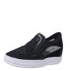 Zapatillas Blancas Primavera/Verano 2026 Tacón de Cuña Estilo Coreano para Mujer Transpirables Slip-On Mocasines con Aumento Oculto de Altura, Gota a Gota de una Pieza