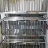 Jaulas de Acero Inoxidable de Tres y Dos Niveles para Pollos, Patos, Conejos y Palomas, Adecuadas para Uso Doméstico y al Aire Libre, Impermeables Multicapa