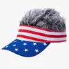 Gorra de Peluca Popular Transfronteriza para Hombres, Estilo Hip-Hop Europeo y Americano, Gorra de Béisbol Integrada Original, Sombrero de Sol de Peluca Realista Novedoso