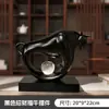 Adorno de Rueda de la Fortuna de Lujo Ligero y de Gama Alta para Sala de Estar, Dormitorio, Mueble de TV, Decoración de Gabinete de Vino, Modelo, Adorno Pequeño de Metal