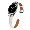 Aplicável para Samsung Watch 8 Novo Pulseira de Couro com Strass em Formato de T Watch 8 Clássico Emagrecimento Pulseira de Smartwatch de Couro