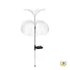 Luces Solares para Suelo Luces de Medusa Solares Fibra Óptica Cambiantes de Color Impermeables para Exteriores Luces de Jardín Cadena de Luces para Césped
