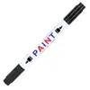 Bolígrafo de Pintura de Doble Punta Letu Transfronterizo Marcador de Graffiti Impermeable que No se Desvanece Bolígrafo Retocador de Neumáticos Marcador a Base de Aceite de 12 Colores