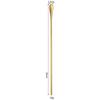 Tenedor de fruta de acero inoxidable 304 estilo japonés, cuchara para mezclar café, cuchara para hielo de mango largo, cuchara para postre, tenedor para pastel, cuchara para mezclar barra