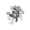 Fabricante en Stock Mayorista Aleación de Zinc Ferretería para Muebles Hebilla Decorativa Ropa Equipaje Accesorios Metálicos Hebilla de Alambre de Hierro Metálico