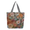 Comercio Exterior Nuevo Estilo Étnico Bolso de Lona Bordado Bolso de Hombro de Tela de Arena Mochila Casual Transfronteriza para Mujer Bordado Dorado
