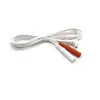 Aguja Electrodica Doblada Personalizada Dc2.35 a 2.0 con Funda, Cable de Aguja para Enchufe de Equipo de Terapia Uno a Dos