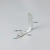 Conector de soporte de estante de gabinete ángulo de hierro ferretería para muebles al por mayor soporte fijo triangular de armario código de ángulo recto