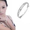 Calemei joyería plateada pulsera lluvia de meteoros coreana flor coche sarga pulsera lluvia de meteoros joyería al por mayor