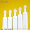 80ml-180ml Mousse de Limpeza Facial Espuma Cabeça de Escova Frasco Plástico PET Banho e Rosto Espumante Frasco Vazio Cosméticos