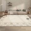 Alfombra Impermeable y Anti-Manchas Jardín Secreto Francés para Sala de Estar, Dormitorio, Mesa de Café, Manta de Lujo Ligero Estilo Mid-Century, Manta de Mesita de Noche