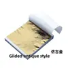 Papel de Hoja de Oro de Taiwán de 8.5x8 cm para Uñas, Decoración de Papel de Hoja de Oro Transfronteriza, Pegatinas de Hoja de Oro para Estatuas de Buda, Papel de Hoja de Oro para Comercio Electrónico