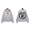 Marca Tendência High Street Europeia e Americana Hell Star Vintage Lavado Velho Casual Solto Manga Curta Moletom com Capuz Calças Terno