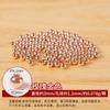 Cuentas de Cobre Chapadas en Oro de 18K que Conservan el Color Cuentas Sueltas Hechas a Mano DIY Pulsera Cuentas de Transferencia Accesorios Cuentas Pequeñas de Oro Cuentas de Cobre Cuentas Redondas Venta al por Mayor