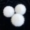 Bolas de Piel Sintética de Zorro, Bolas de Felpa de Colores, Accesorios para Ropa y Zapatos, Colgantes para Sombreros, Bolas de Piel Grandes, Manualidades Transfronterizas