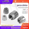 Tampa de Parafuso Cônica com Porca Serrilhada Interna à Prova de Explosão de Aço Inoxidável 304/201 M6M8M10M12 Porca Redonda Anti-Ferrugem