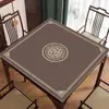 Tapete para mesa de Mahjong, engrosado y silencioso, base para mesa de Mahjong de manivela, mantel cuadrado, tapete especial para póker