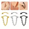 Popular Transfronterizo Desmontable Labio Uña Anillo para Labio Uña de Ceja Uña de Oreja Doble Uso Acero de Titanio Punta Cónica Joyería para Piercing
