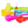 Pinza para nieve niños niños clip de plástico engrosado herramienta para nieve invierno exterior juego en la nieve juguete de nieve clip para bola de nieve