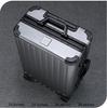 Maleta de 20 pulgadas de Aleación de Aluminio Magnesio Rueda Universal Embarque 24 pulgadas Maleta Trolley Negra Equipaje de Viaje Dropshipping