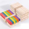 Paquete de Materiales para Maquetas Caseras Palitos de Helado de Colores Hechos a Mano Palitos de Sorbete Palitos de Paleta Palitos de Madera Pequeñas Rodajas de Madera Tiras de Madera